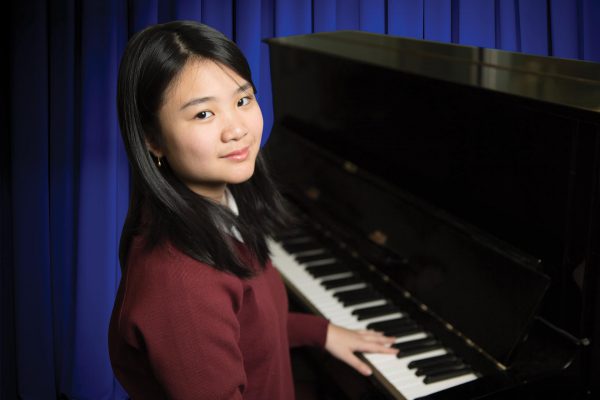 Music piano student